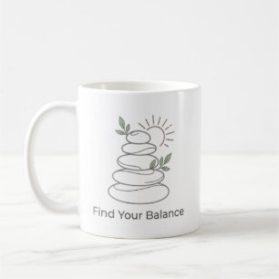 Find Your Balance Zen Aesthetic Mug