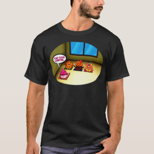 Find Your Centre Cookie Cupcake Doughnut skateboar T-Shirt