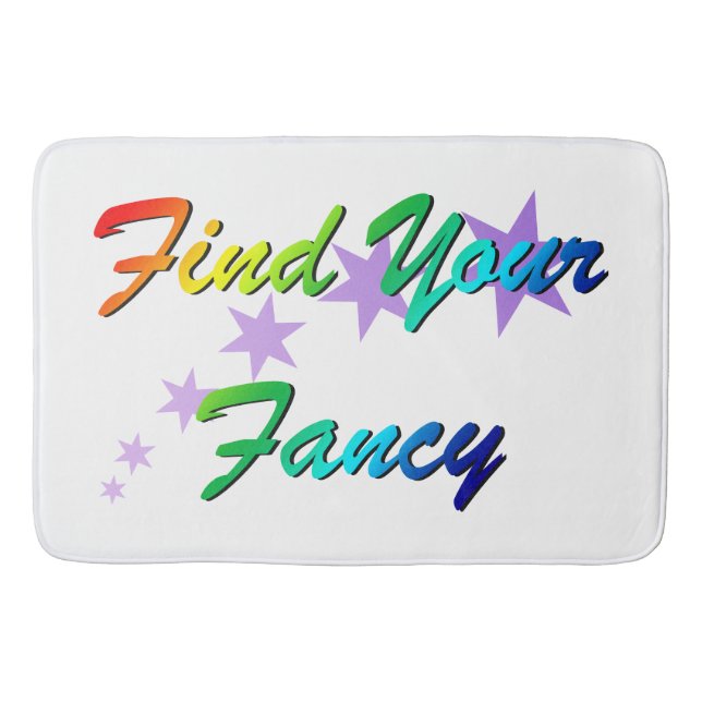 Find your fancy 2 bath mat (Front)