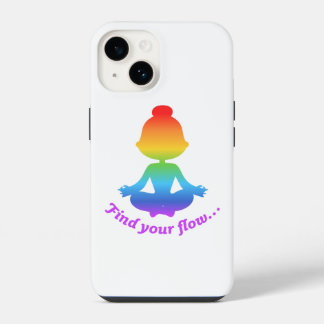 Find Your Flow Phone Case (Rainbow)