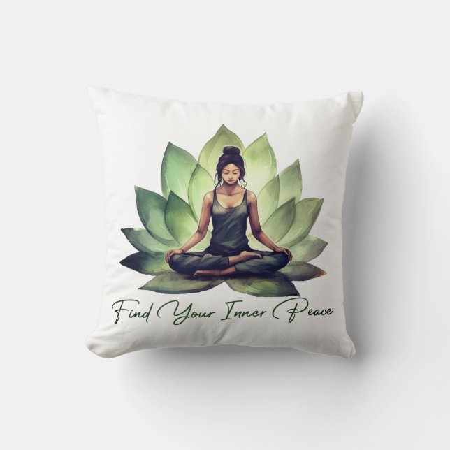 Find your inner peace cushion (Front)