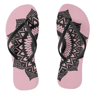 Find your inner peace   Mandala Design Jandals