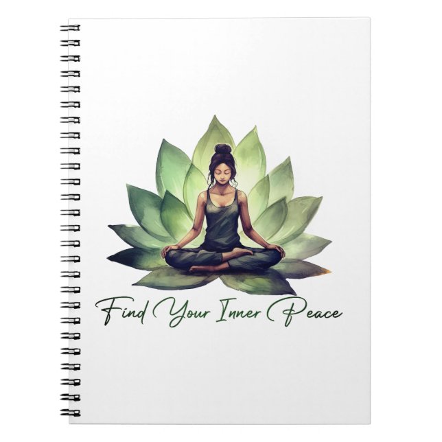 Find your inner peace notebook (Front)