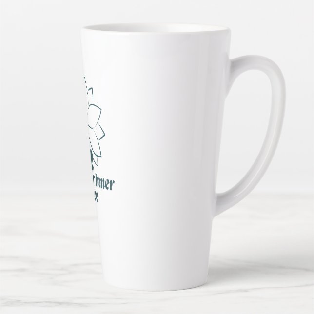 Find Your Inner Peace Yoga Quote Latte Mug (Right)