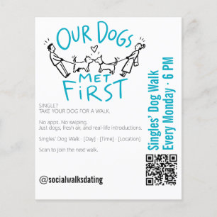 Find your new love with dog flyer