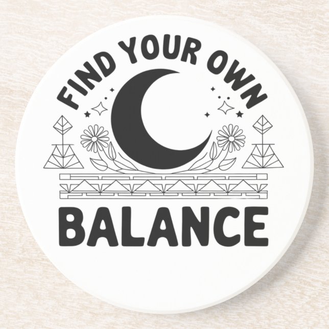 Find Your Own Balance Coaster (Front)