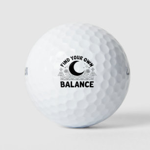 Find Your Own Balance Golf Balls