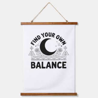 Find Your Own Balance Hanging Tapestry