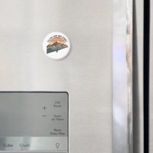 Find Your Own Summit– Inspirational Penguin Magnet
