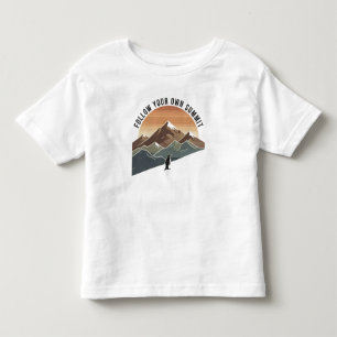 Find Your Own Summit– Inspirational Penguin Toddler T-Shirt