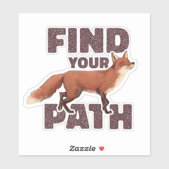 FIND YOUR PATH FOREST FOX (Sheet)