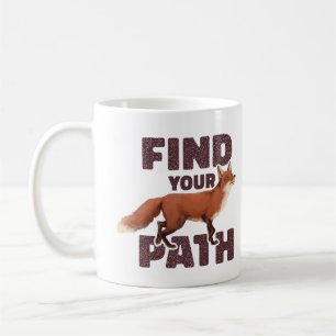Find Your Path Red Fox Coffee Mug