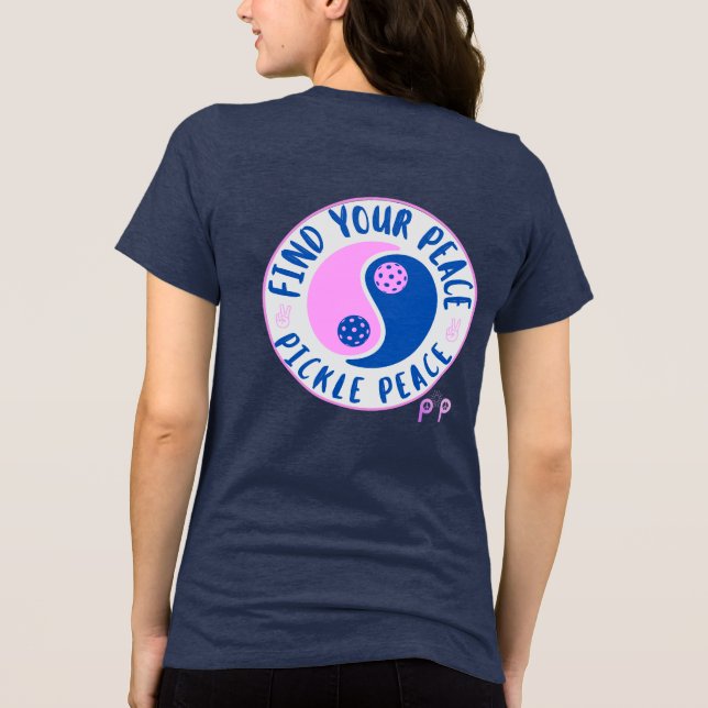 Find Your Peace Ying Yang Tri-Blend Shirt (Back)
