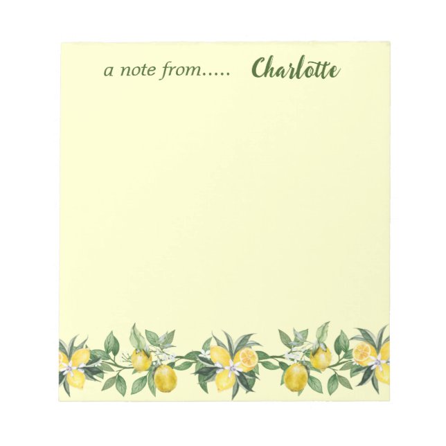 Find your Perfect Bloom Notepad (Front)
