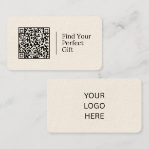 Find Your Perfect Gift   Customisable QR code  Business Card