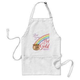 Find your Pot of Gold Rainbow Girls Apron