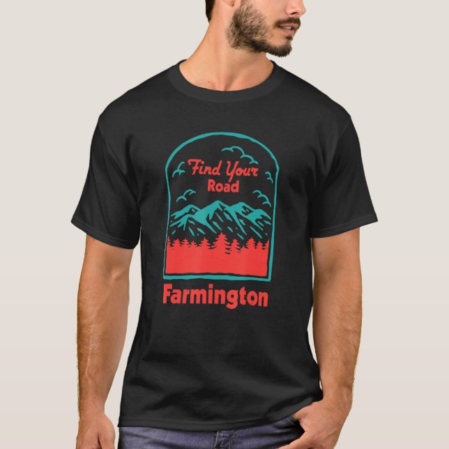 Find Your Road Camping Sayings Camper Quotes Farmi T-Shirt (Front)