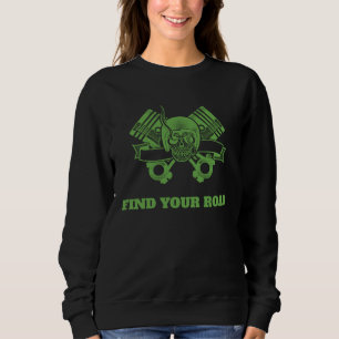 Find Your Road Skull Men Sweatshirt