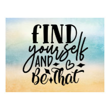 Find Yourself & be that poster