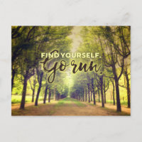 Find Yourself Go Run Runners Quote Fontainebleau
