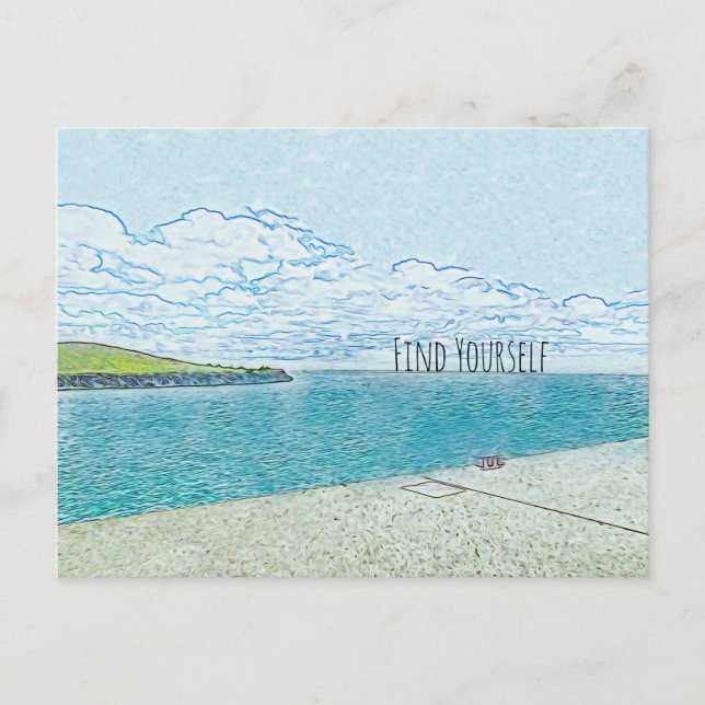 Find Yourself Postcard (Front)