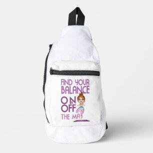 Find yout balance on & off the Mat - yoga  Sling Bag
