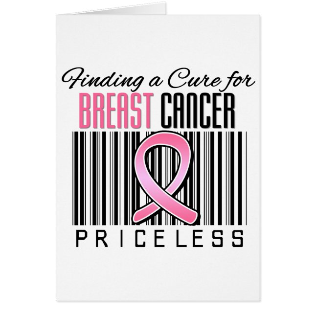 Finding a Cure For Breast Cancer PRICELESS (Front)