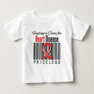 Finding a Cure For Heart Disease PRICELESS Baby T-Shirt