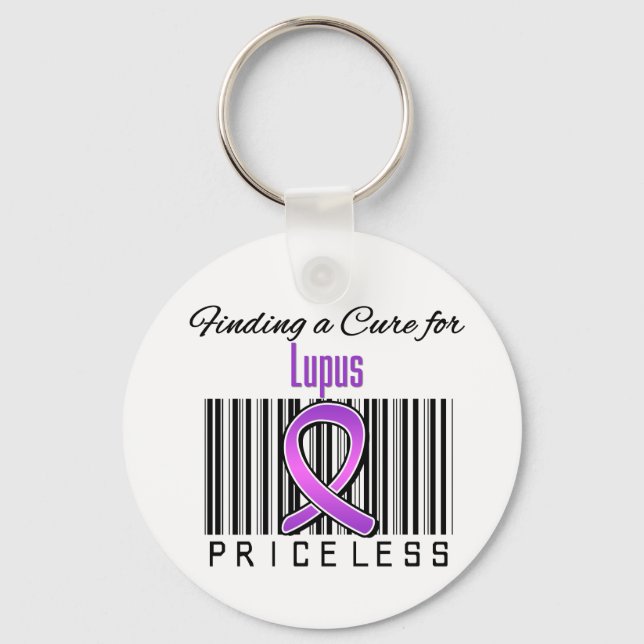Finding a Cure For Lupus PRICELESS Key Ring (Front)