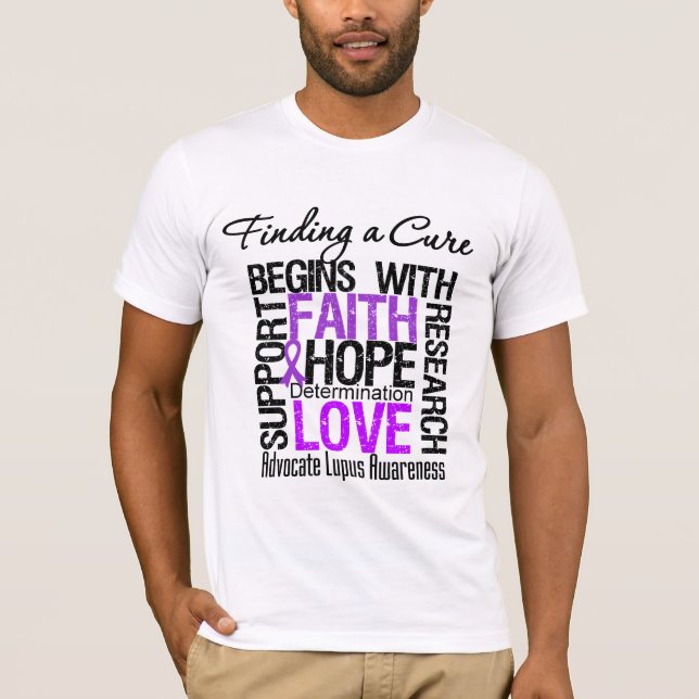 Finding a Cure For Lupus T-Shirt (Front)
