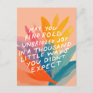 Finding Joy - Encouraging Postcard