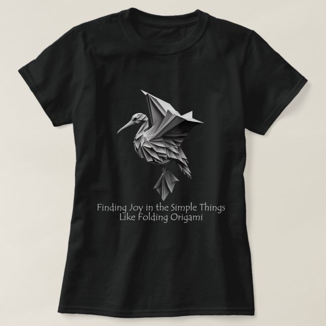 Finding Joy in the Simple Things Like Folding Orig T-Shirt (Design Front)