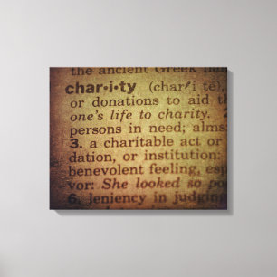 Finding Meaning - Charity Canvas Print