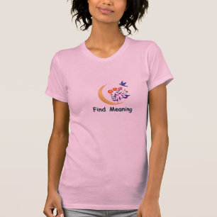 Finding Meaning T-Shirt   Japanese Bird, Wind, Flo