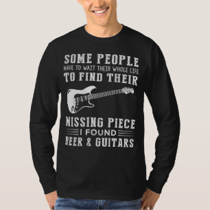 Finding My Missing Piece: Beer, Guitar, and Rhythm T-Shirt