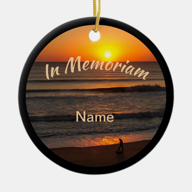 Finding Peace  Ceramic Tree Decoration (Front)