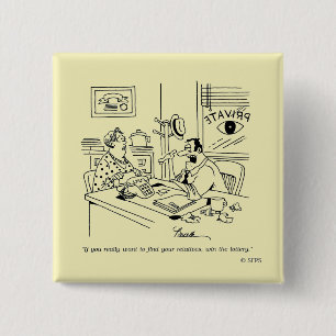 Finding Relatives 15 Cm Square Badge