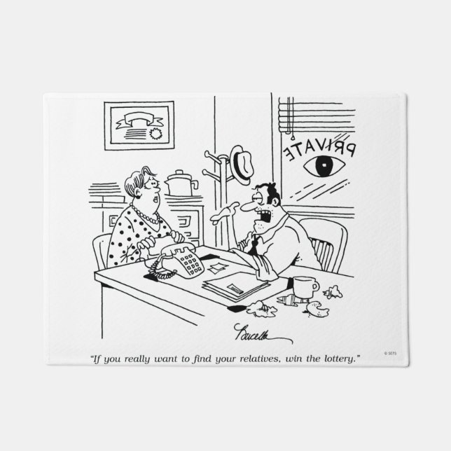 Finding Relatives Doormat (Front)