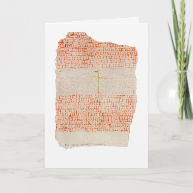 Finding the space between thoughts. card (Front)