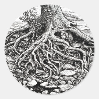 Finding Your Roots Tree Sticker