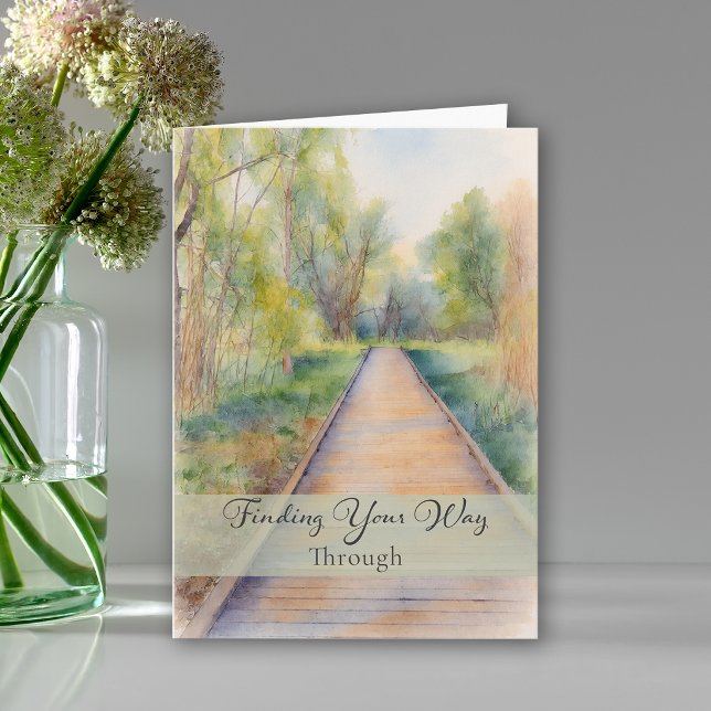 Finding Your Way Through Sympathy Card (Creator Uploaded)