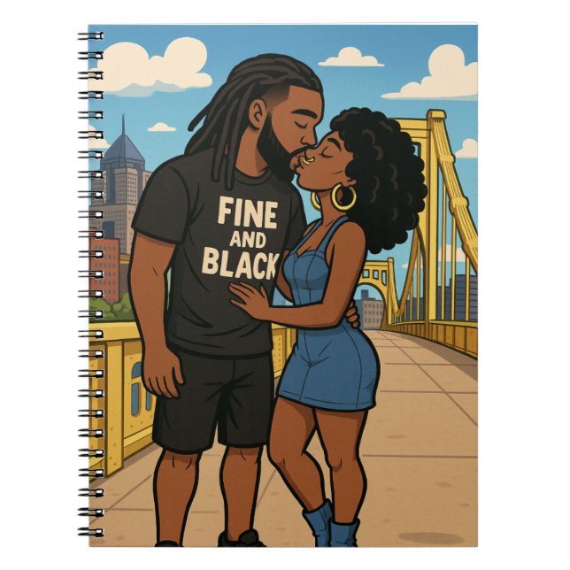 Fine and Black in The 412 Notebook (Front)