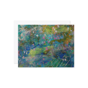 Fine Art Abstract Postcard