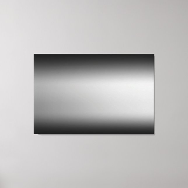 Fine Art Black and White Horizon Wrapped Canvas (Front)