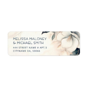 Fine Art Blue Ivory Flower Wedding