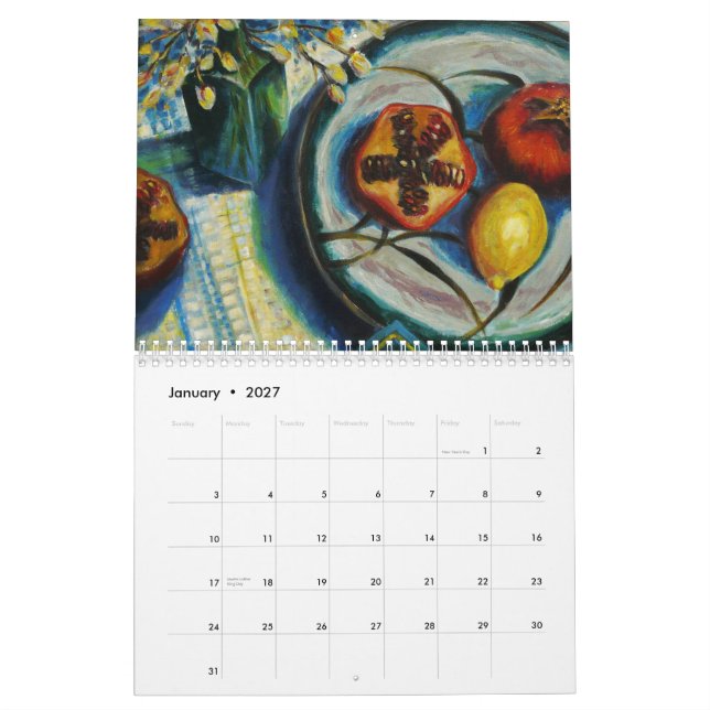 Fine Art Calendar (Jan 2027)