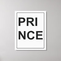 Fine Art Canvas "Prince" by Billy Bernie