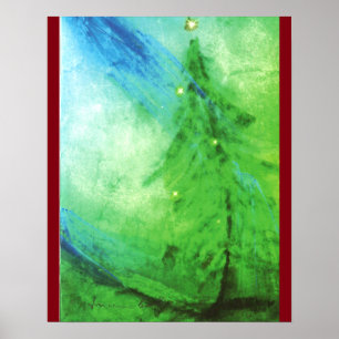 Fine Art Christmas Splendour Magical Christmas Poster