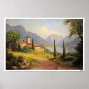 FINE ART EUROPEAN LANDSCAPE POSTER