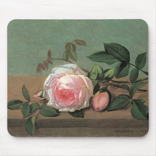 Fine Art Floral Mousepad (Front)